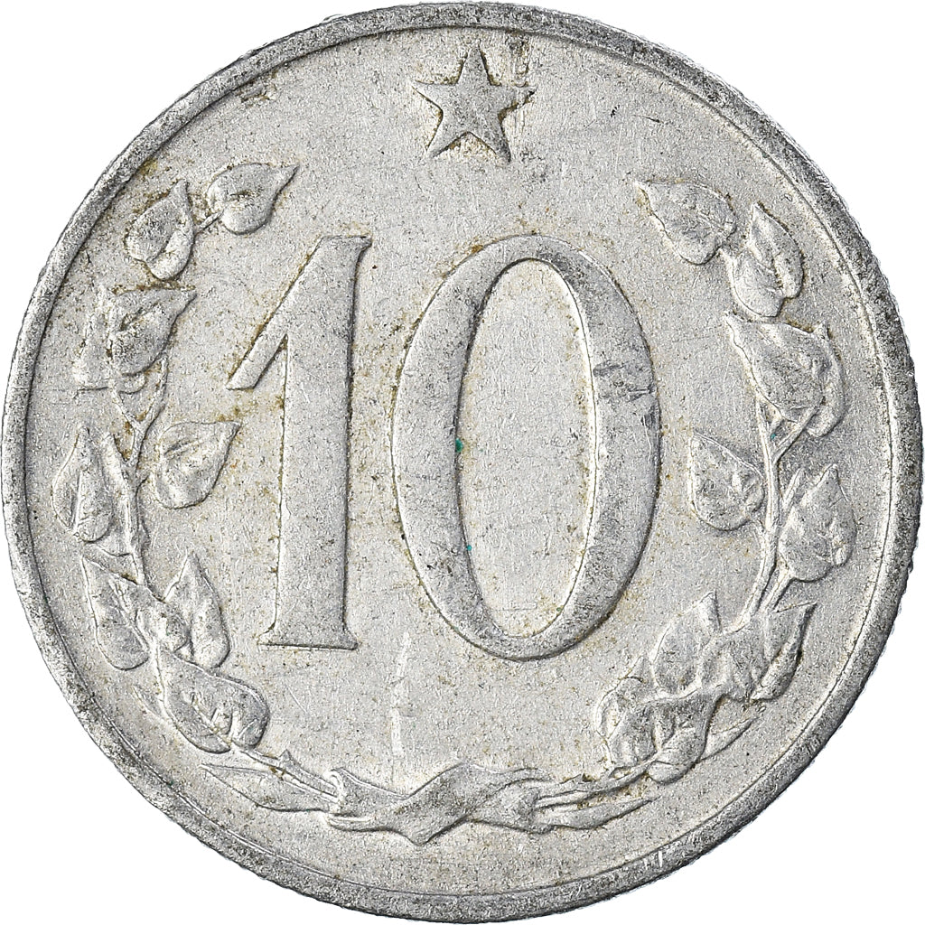 Coin, Czechoslovakia, 10 Haleru, 1968