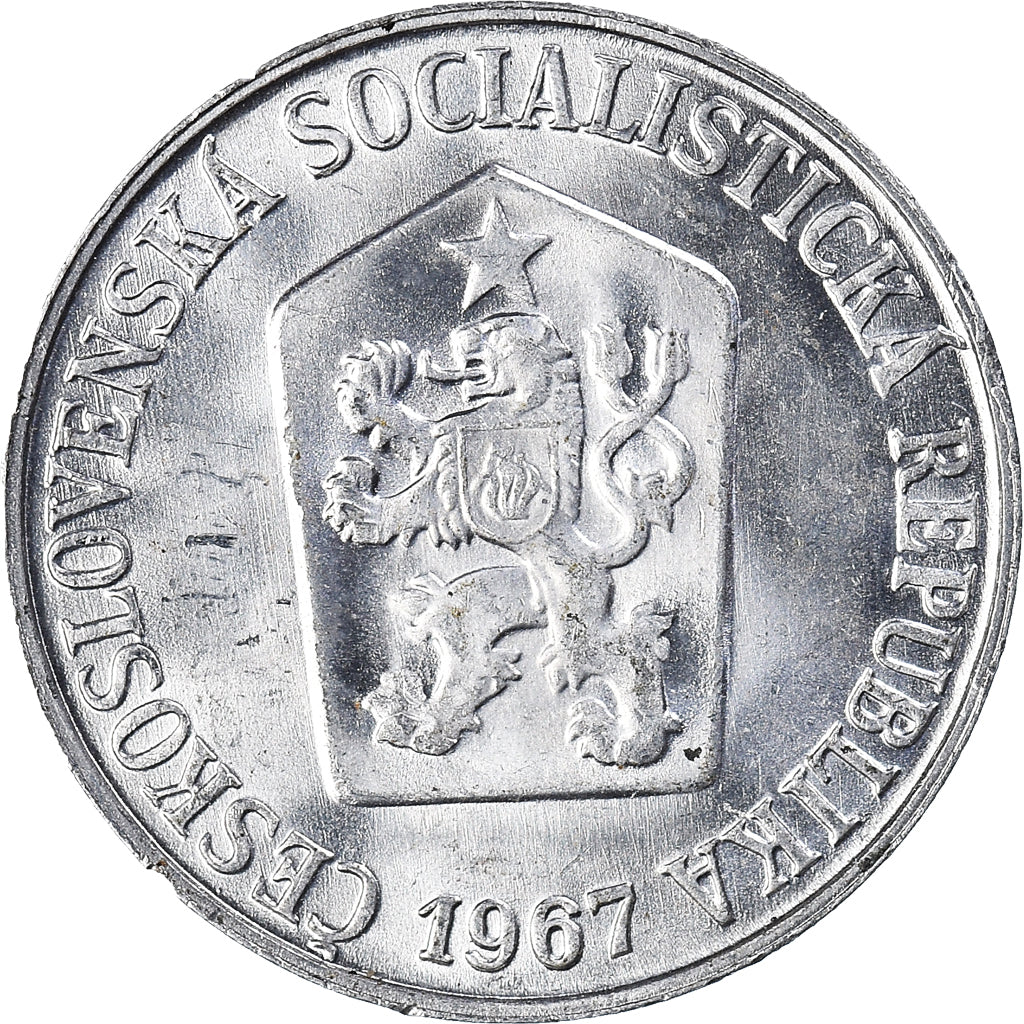 Moneda, Checoslovaquia, 5 Haleru, 1967