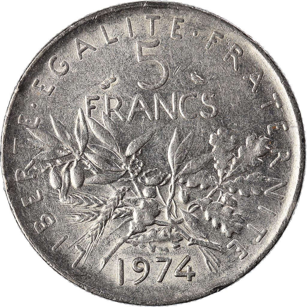 Moneta, Francia, 5 Francs, 1974