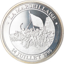 France, Médaille, Révolution Française, La Marseillaise, History, FDC, Argent