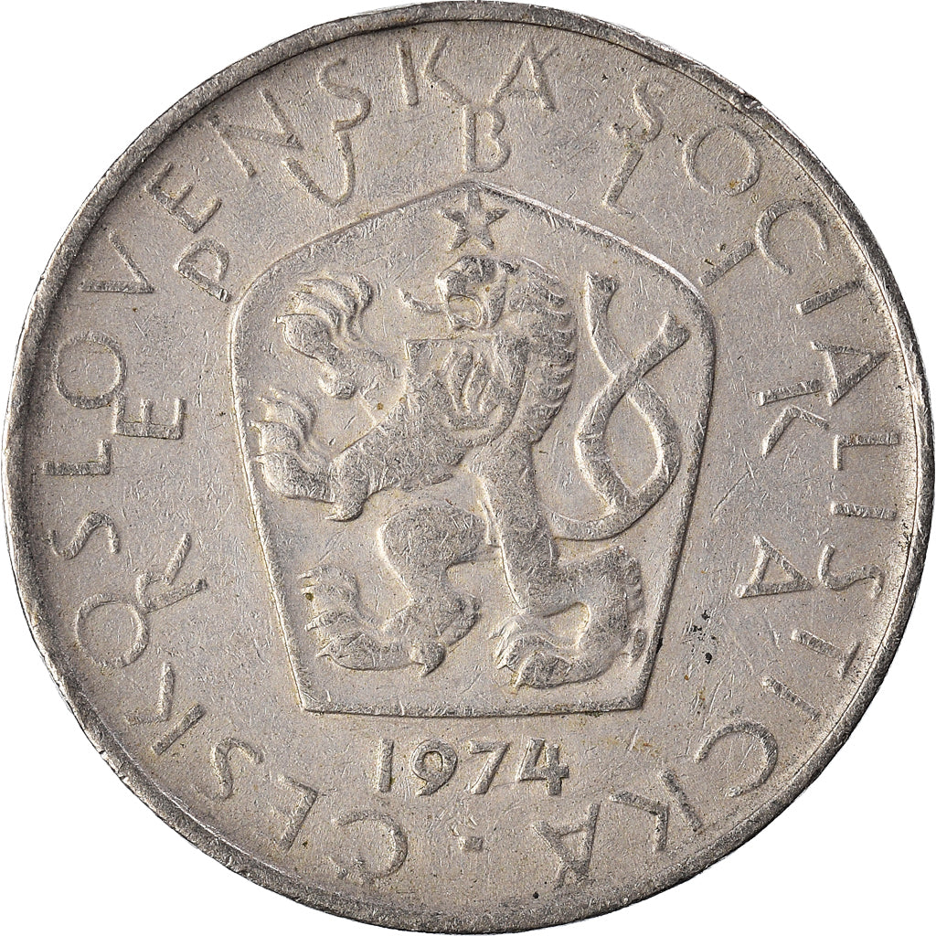 Moneta, Czechosłowacja, 5 Korun, 1974