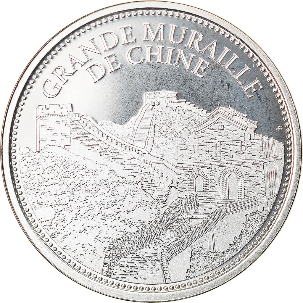 Francia, medaglia, Merveilles du monde, Grande Muraille de Chine, Arts &