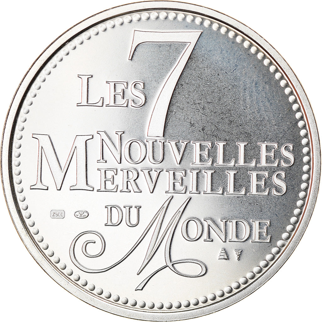 Francia, medaglia, Merveilles du monde, Grande Muraille de Chine, Arts &