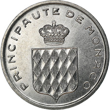 Coin, Monaco, Rainier III, Centime, 1976, MS(63), Stainless Steel, KM:155