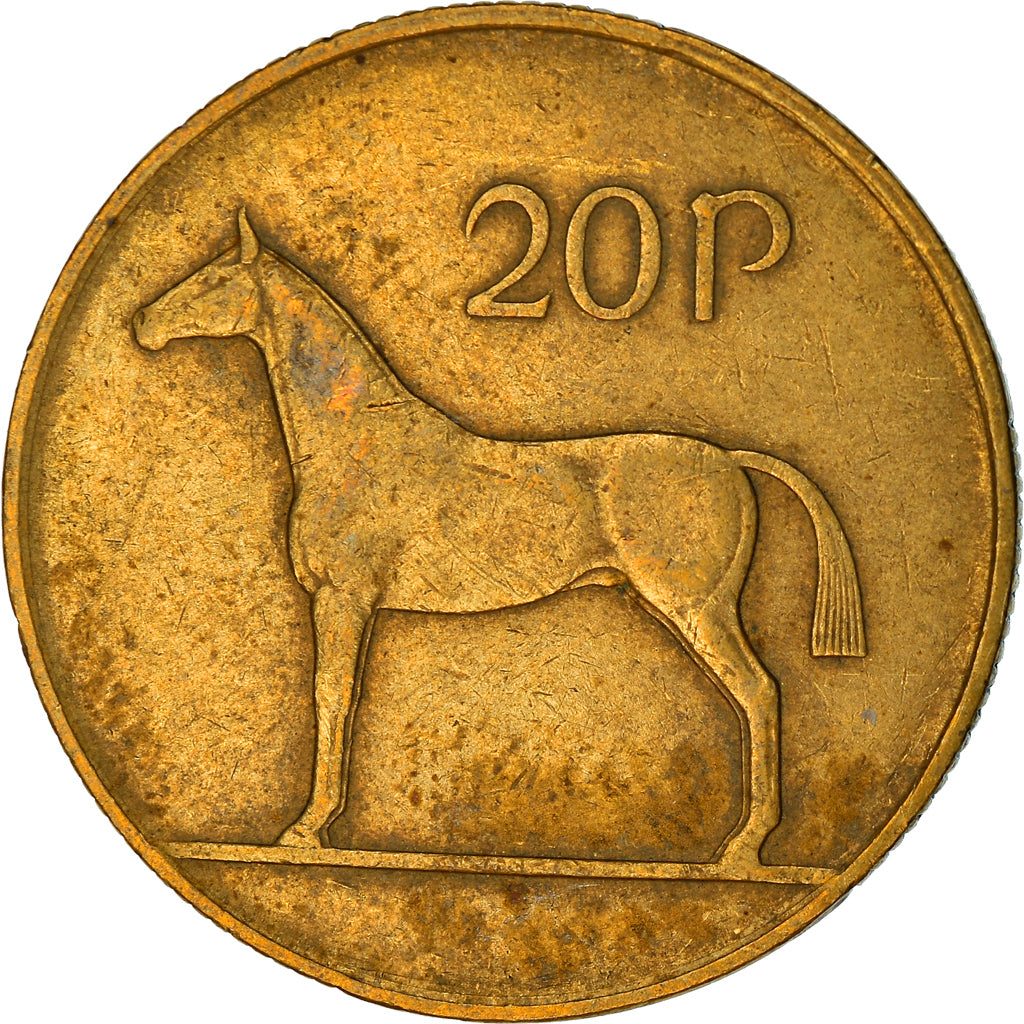 Monnaie, IRELAND REPUBLIC, 20 Pence, 1988, TTB, Nickel-Bronze, KM:25