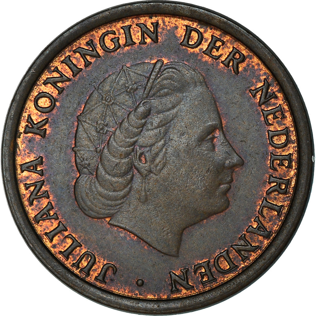 Munten, Nederland, Juliana, Cent, 1977, ZF, Bronze, KM:180