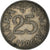 Munten, Joegoslaviëe, Petar I, 25 Para, 1920, ZF, Nickel-Bronze, KM:3