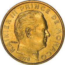 Münze, Monaco, Rainier III, 5 Centimes, 1978, SS, Aluminum-Bronze, KM:156