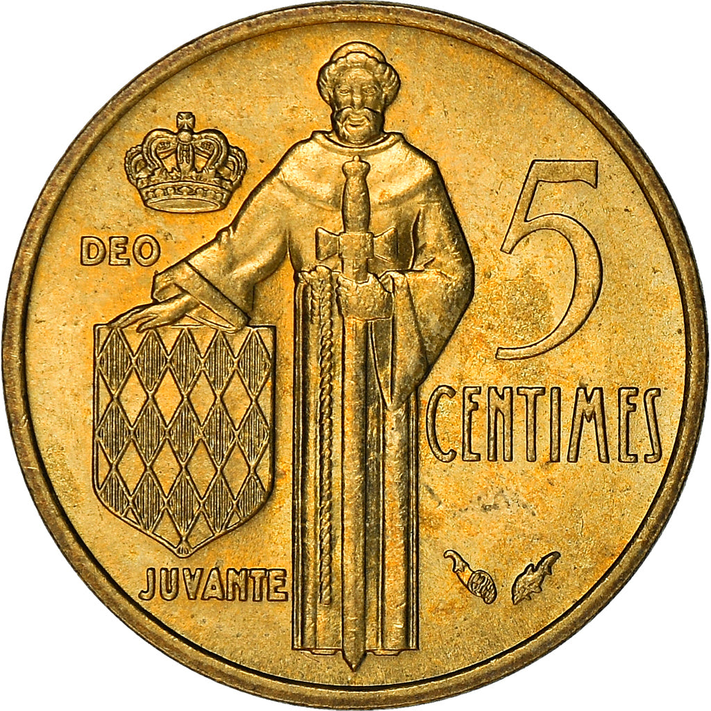 Münze, Monaco, Rainier III, 5 Centimes, 1978, SS, Aluminum-Bronze, KM:156