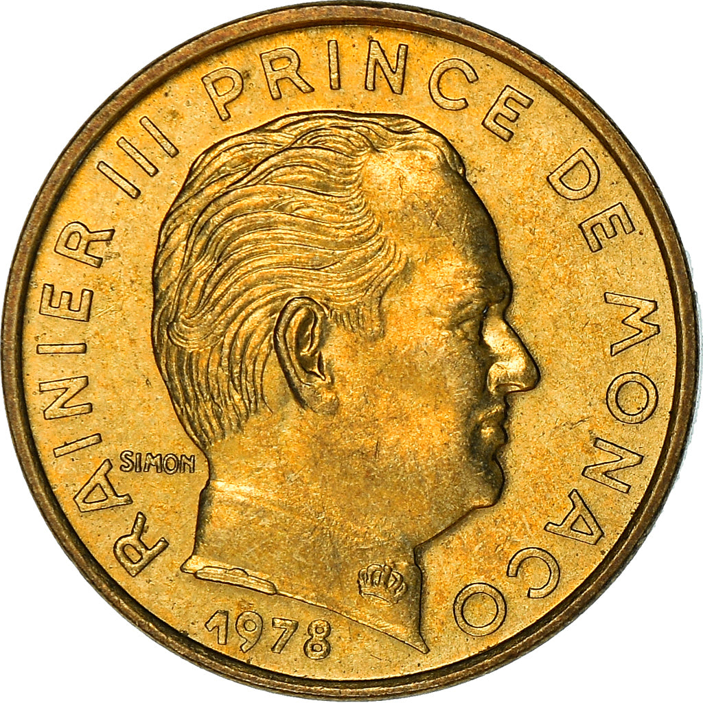 Coin, Monaco, Rainier III, 5 Centimes, 1978, EF(40-45), Aluminum-Bronze, KM:156