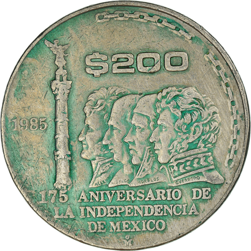 Munten, Mexico, 200 Pesos, 1985
