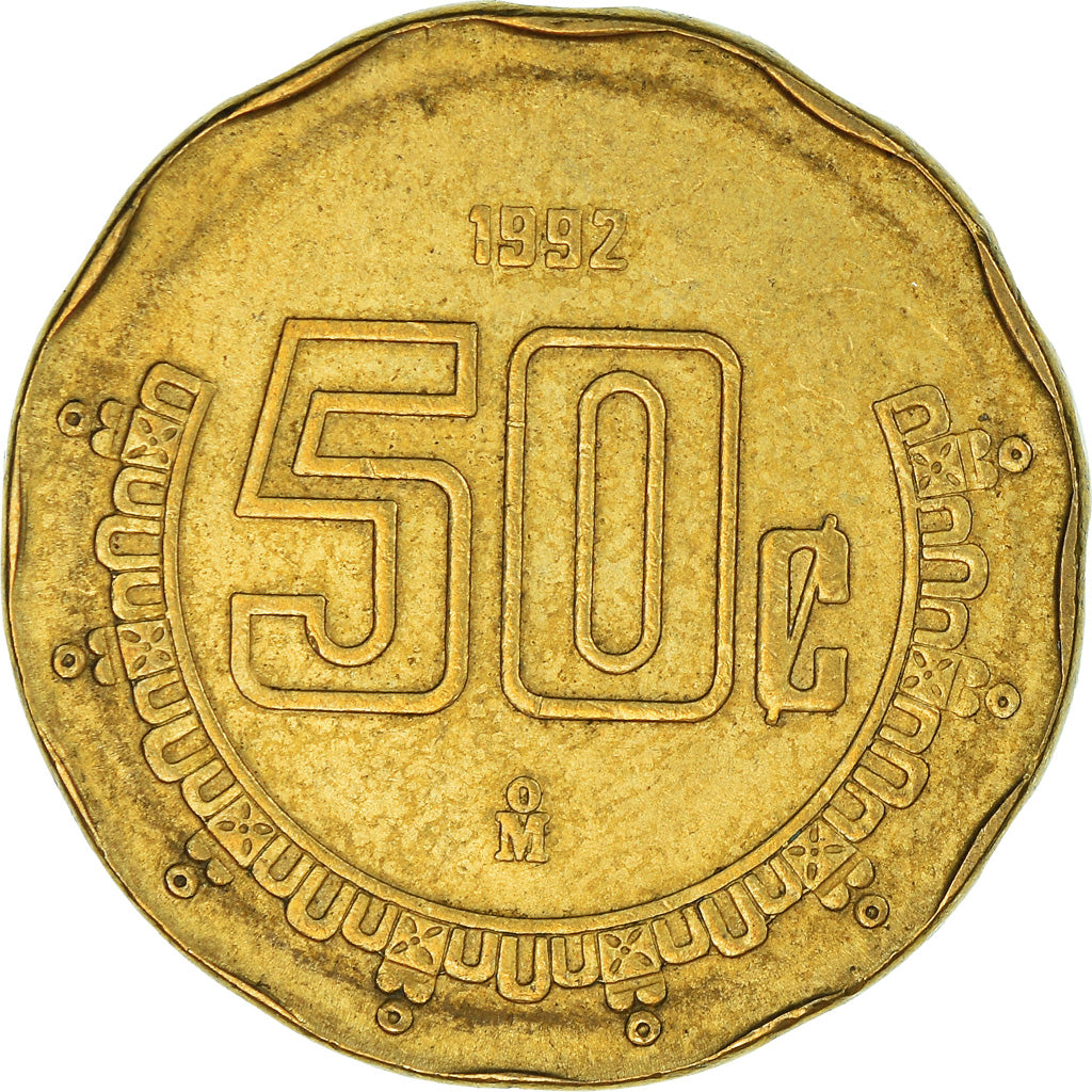 Munten, Mexico, 50 Centavos, 1992