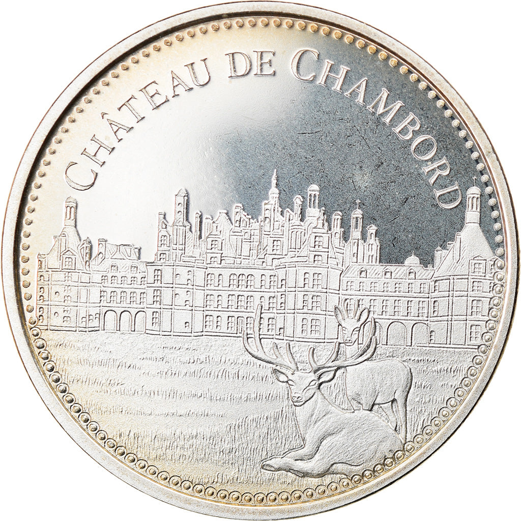 France, Medal, Château de Chambord, Arts & Culture, MS(65-70), Silver