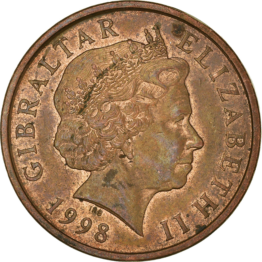 Moneta, Gibilterra, 2 Pence, 1998
