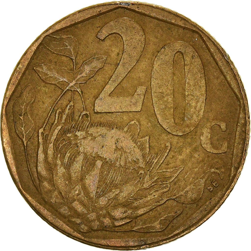 Münze, Südafrika, 20 Cents, 1997