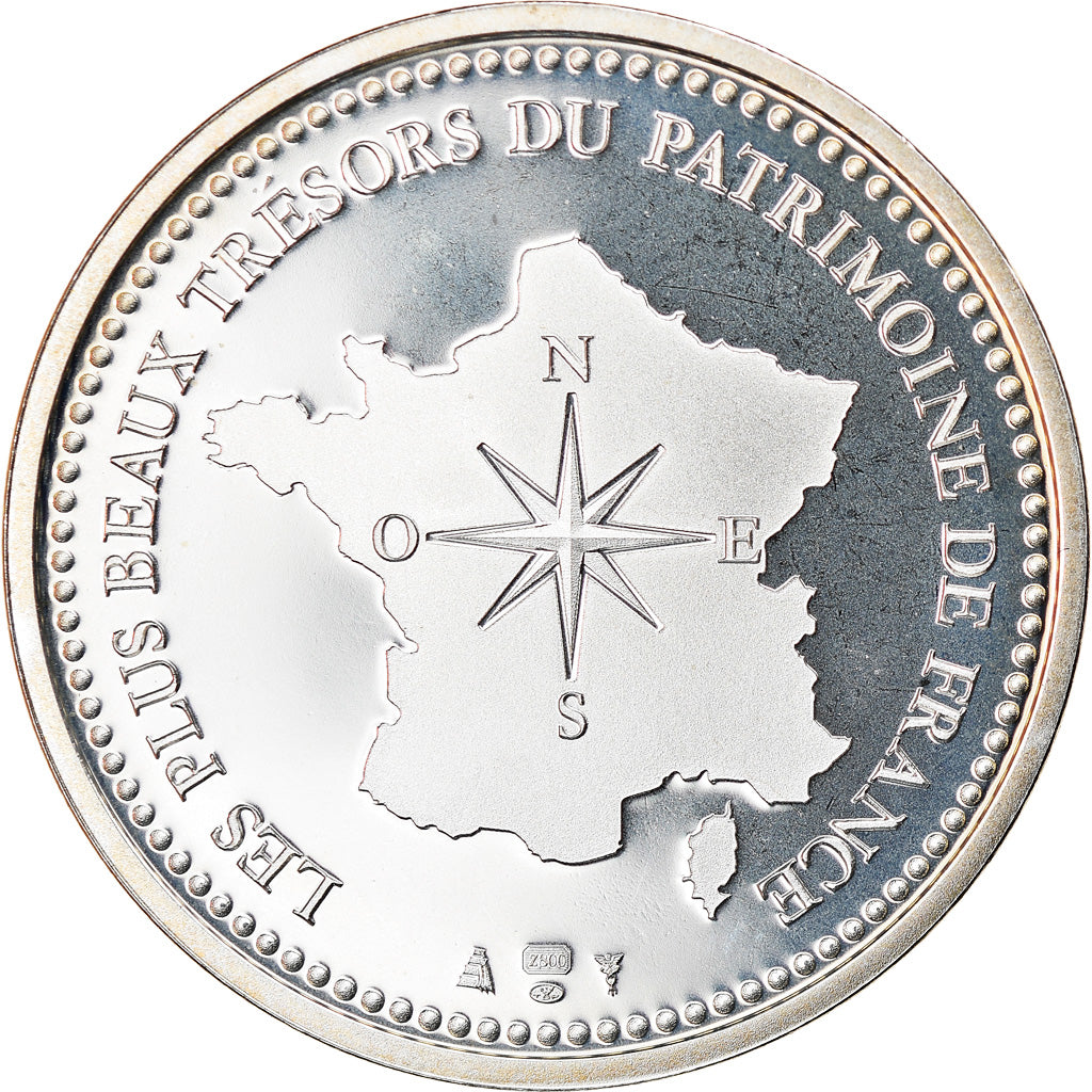 France, Médaille, Le Château de Versailles, Arts & Culture, FDC, Argent