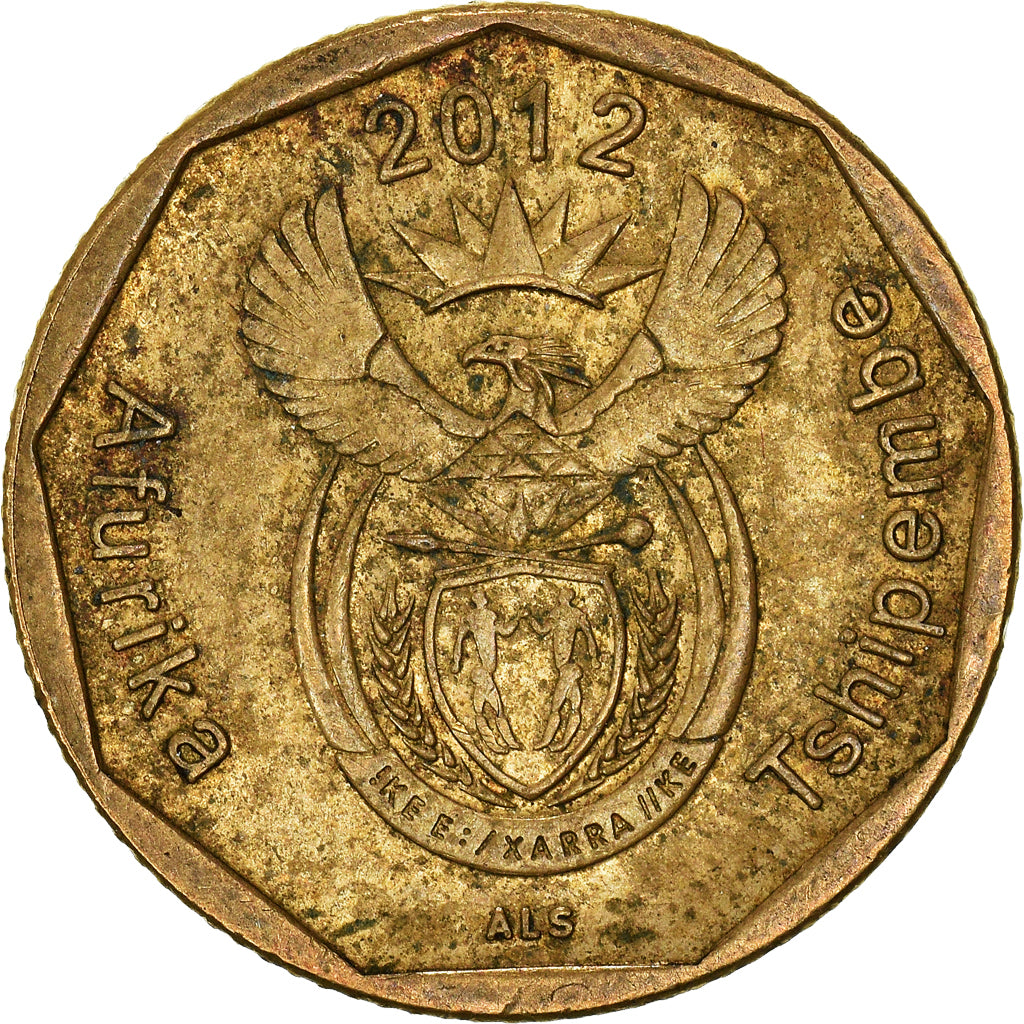 Moneta, Sudafrica, 20 Cents, 2012