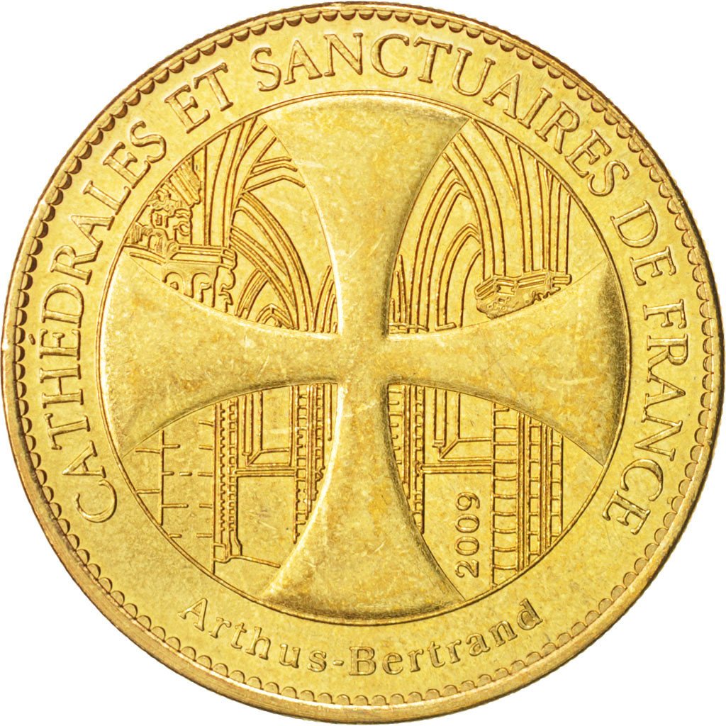 France, Token, Tourist Token, Arts & Culture, 2009, MS(63), Cupro-nickel