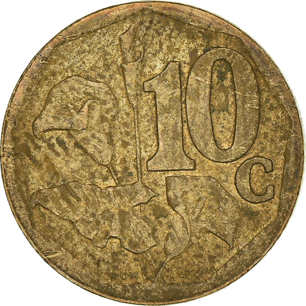 Münze, Südafrika, 10 Cents, 2005