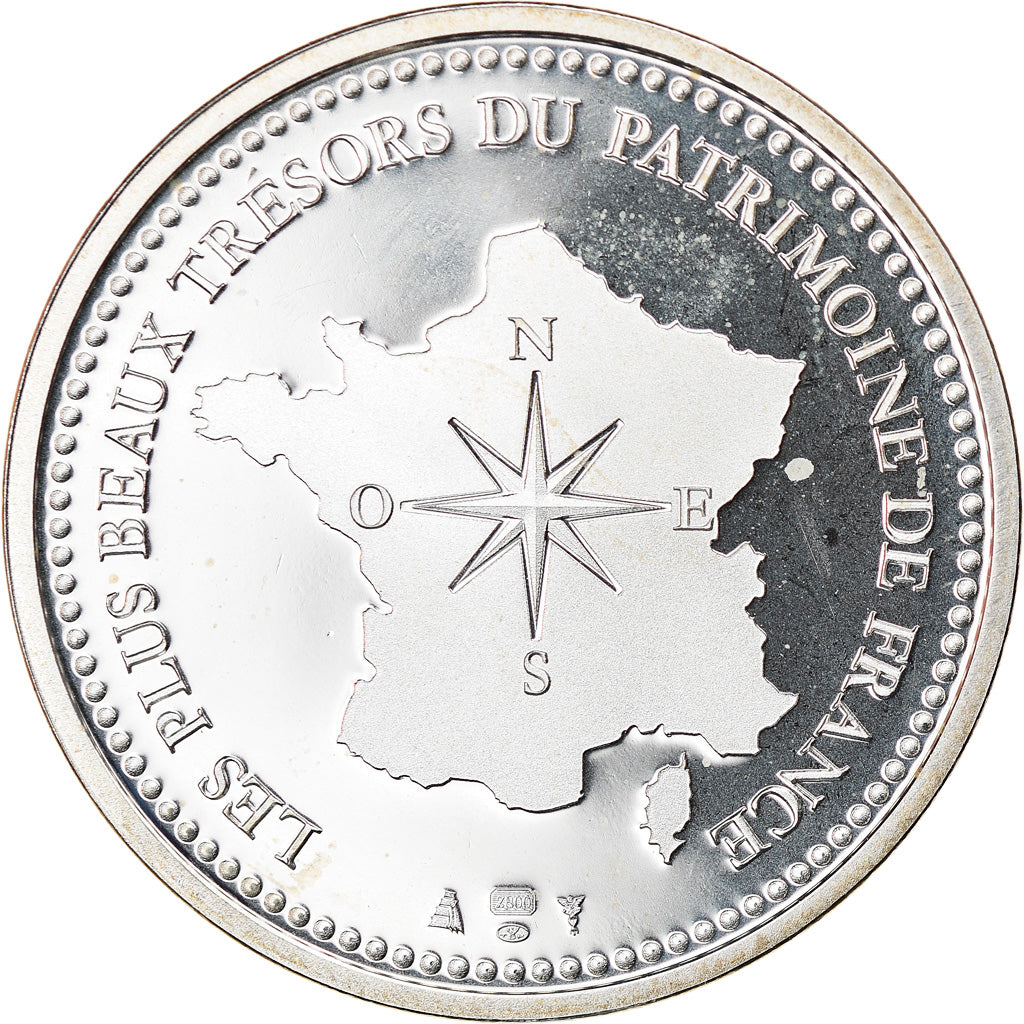 France, Medal, La Cathédrale de Rouen, Arts & Culture, MS(65-70), Silver