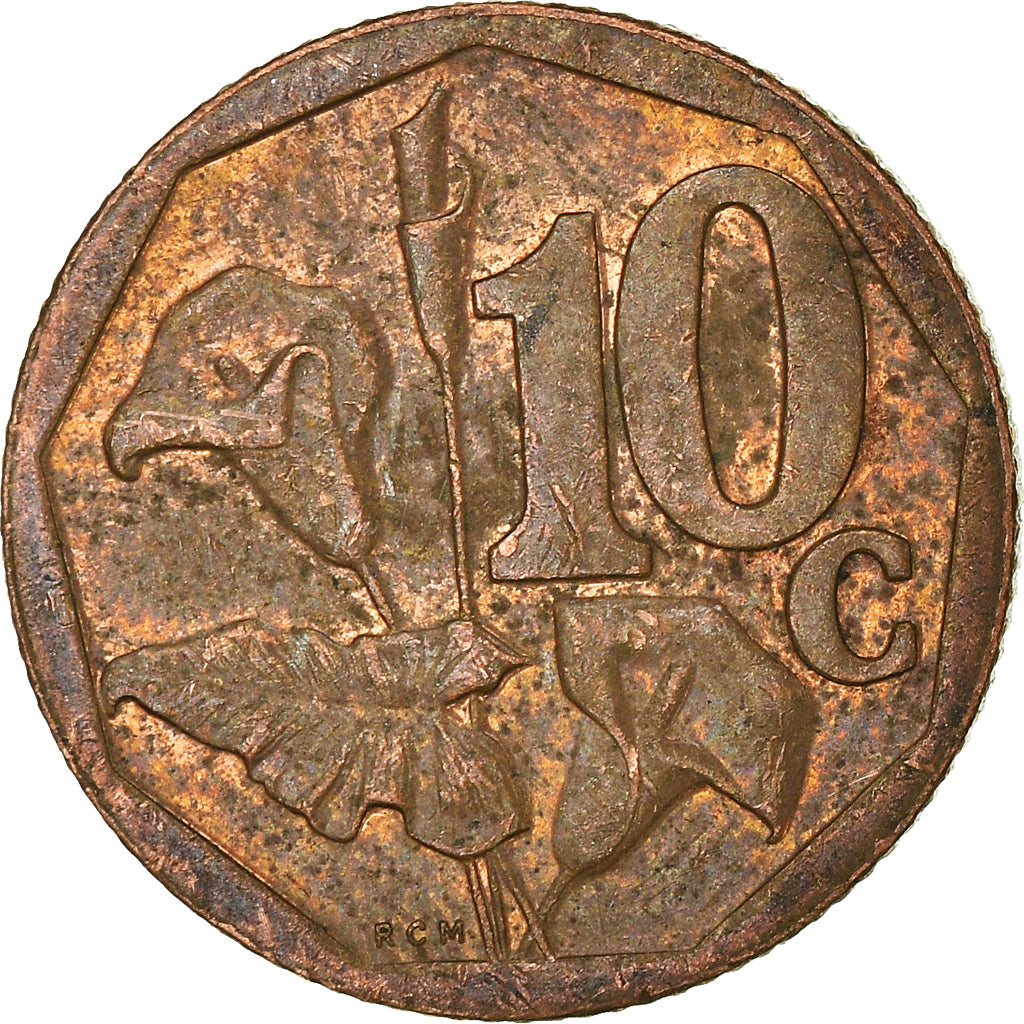 Moneta, Południowa Afryka, 10 Cents