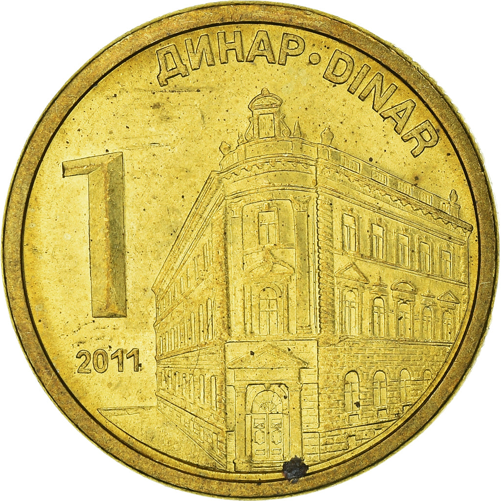 Münze, Serbien, Dinar, 2011