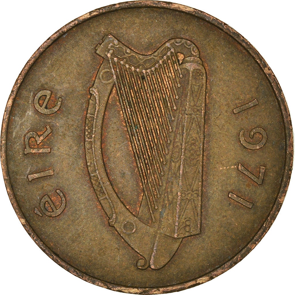 Moneta, REPUBBLICA D’IRLANDA, 2 Pence, 1971
