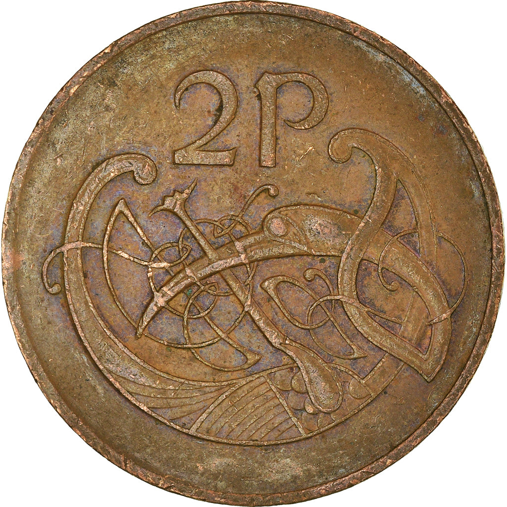 Moneta, REPUBBLICA D’IRLANDA, 2 Pence, 1980