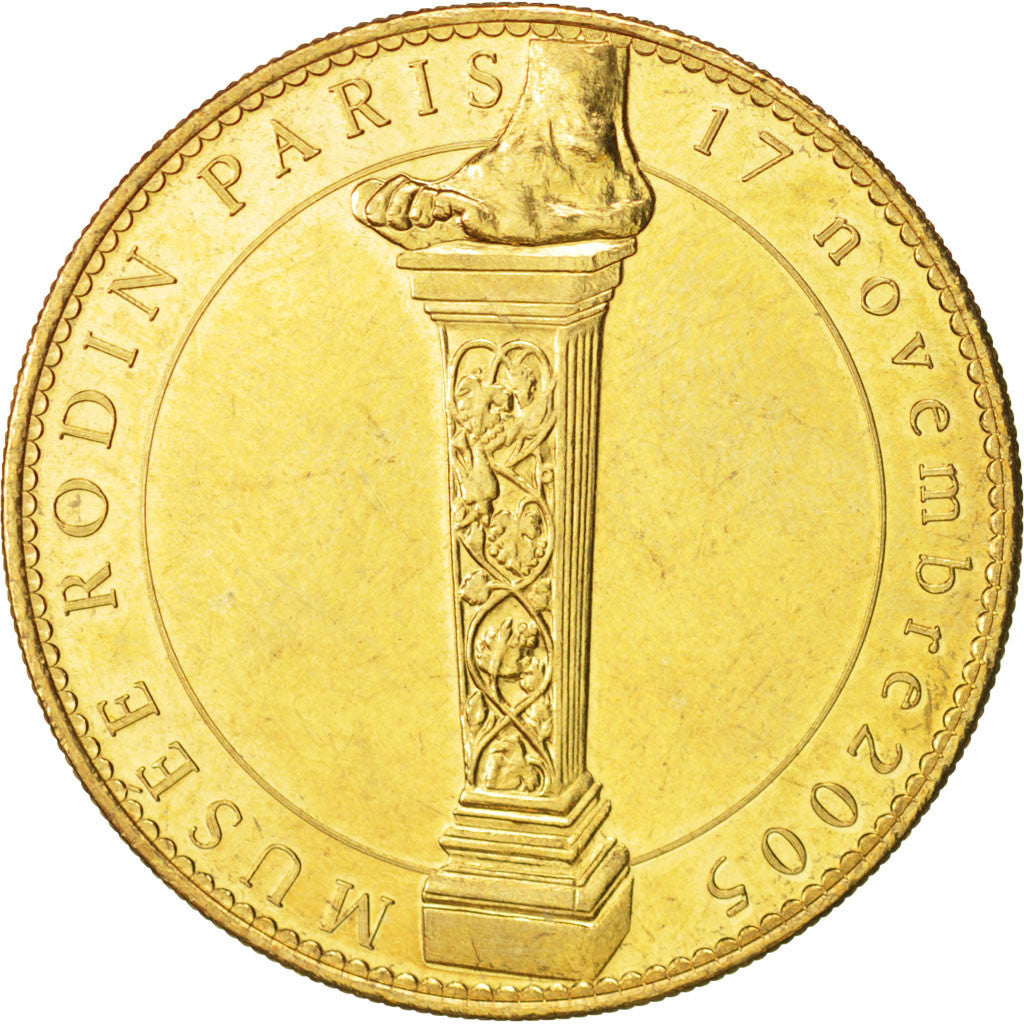 Francia, Token, Tourist Token, Musée Rodin, 17 Novembre 2005, Undated, Arthus