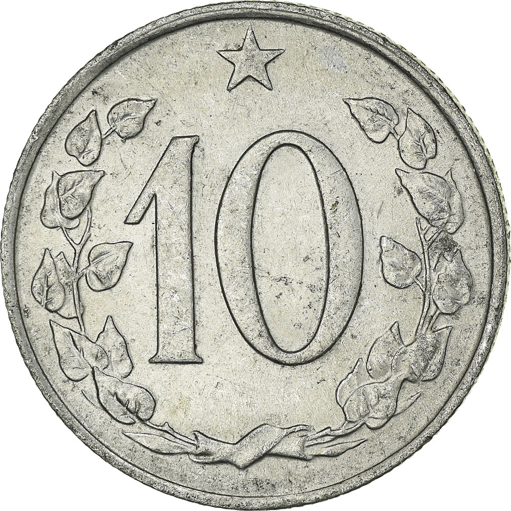 Moneta, Cecoslovacchia, 10 Haleru, 1969