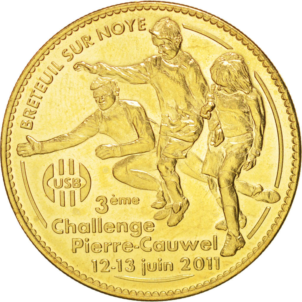 France, Token, Tourist Token, 2011, Arthus Bertrand, MS(63), Cupro-nickel