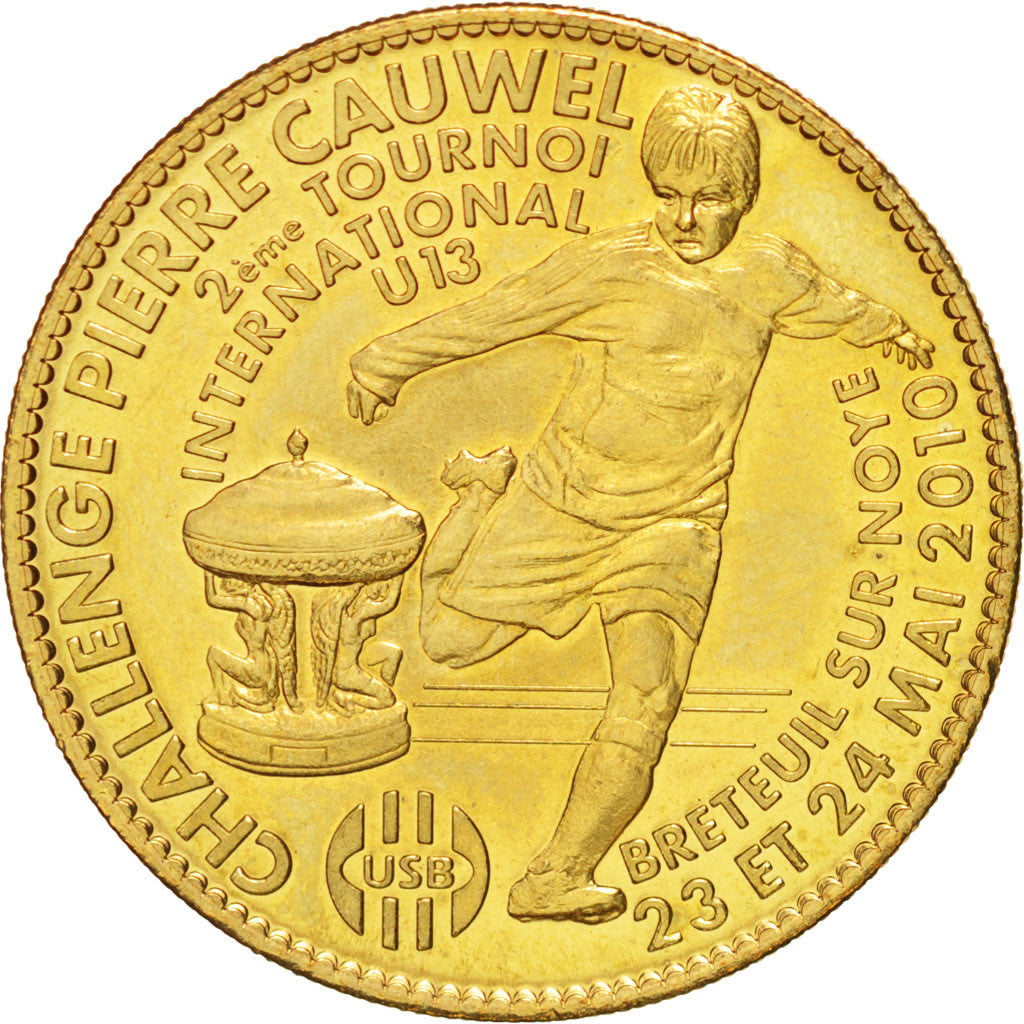 France, Token, Tourist Token, Challenge Pierre-Cauwel, 2010, Arthus Bertrand