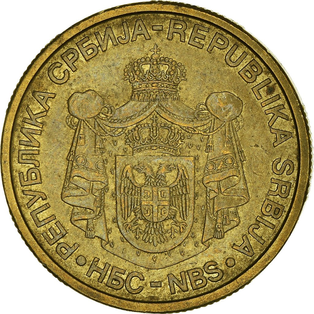 Münze, Serbien, Dinar, 2007