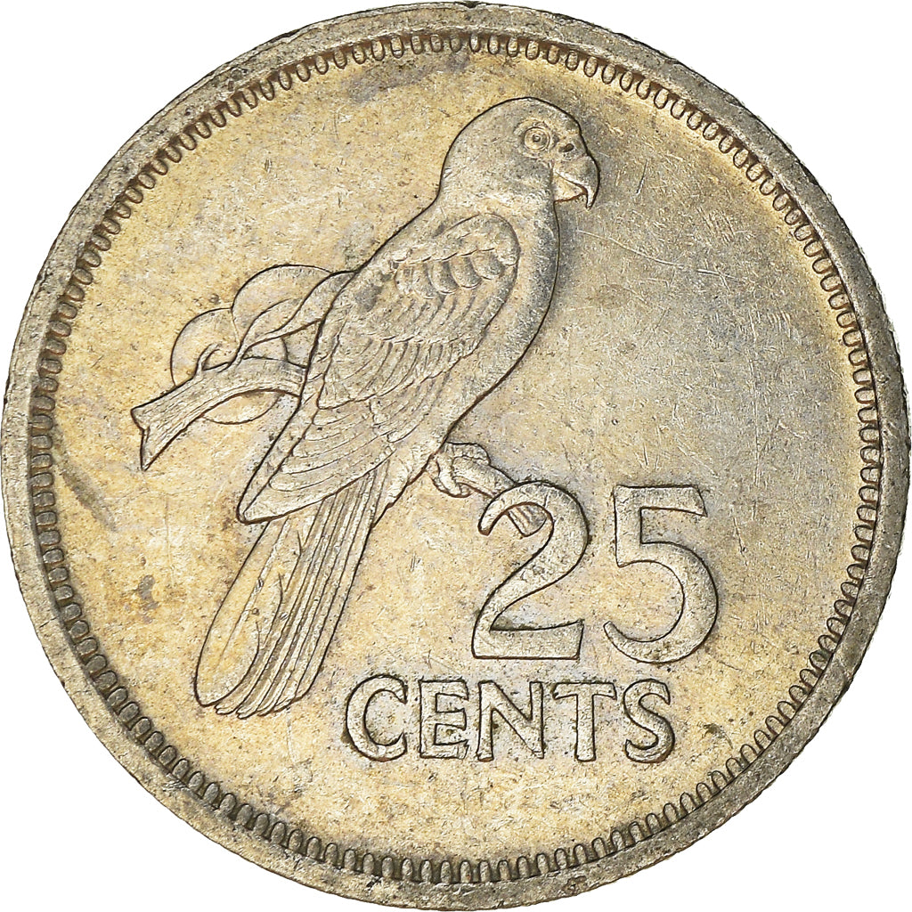 Münze, Seychelles, 25 Cents, 1982