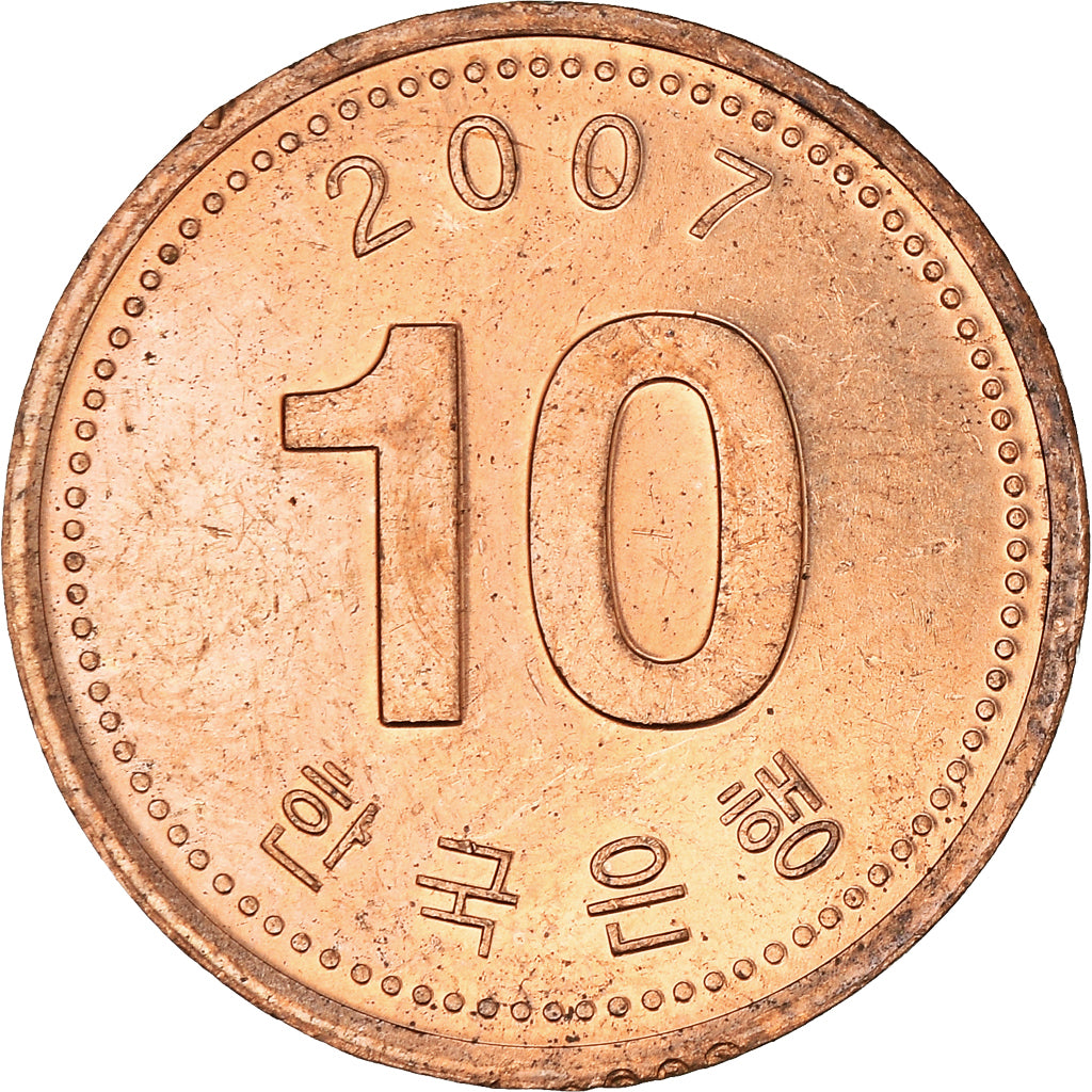 Moneta, Corea del Sud, 10 Won, 2009