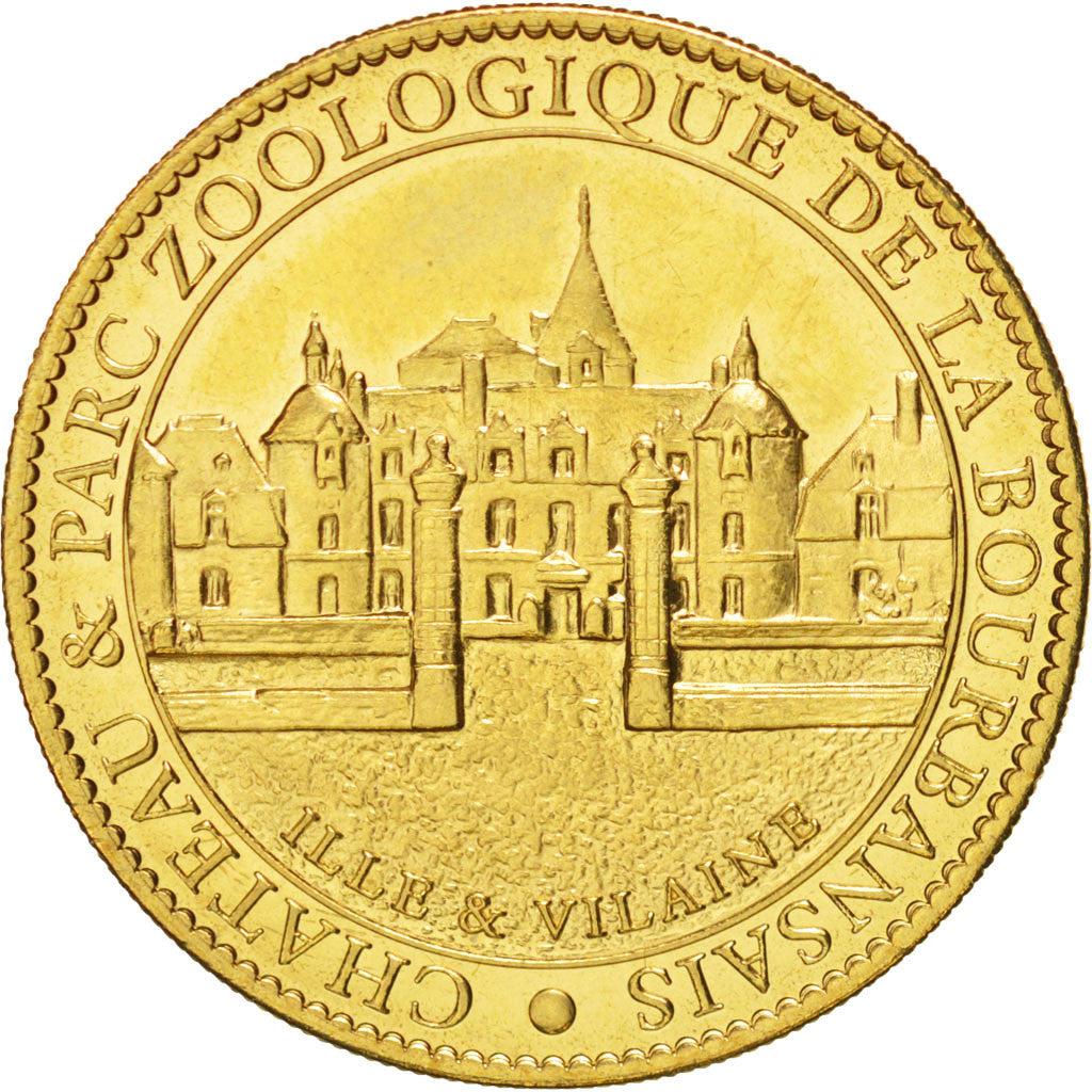 France, Token, Tourist Token, Parc Zoologique de la Bourbansais, 2010, Arthus