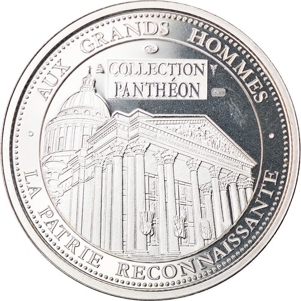France, Medal, Collection Panthéon, Jean Monnet, Politics, MS(65-70), Silver