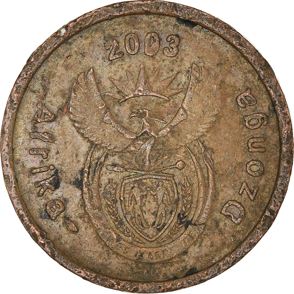 Moneda, Sudáfrica, 5 Cents, 2003