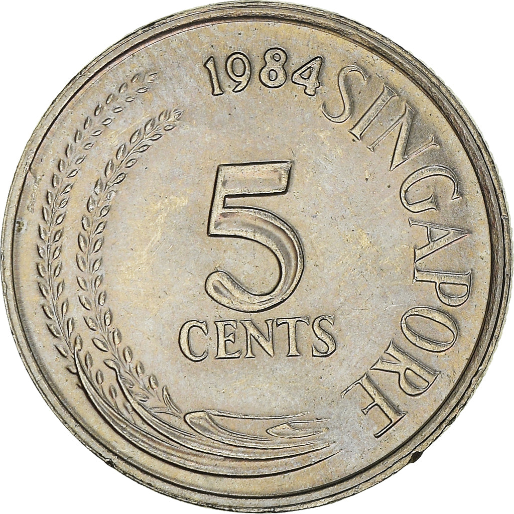Coin, Singapore, 5 Cents