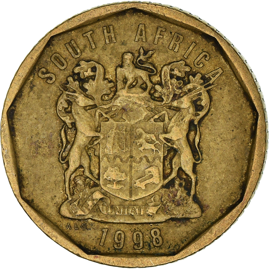 Munten, Zuid Afrika, 10 Cents, 1998