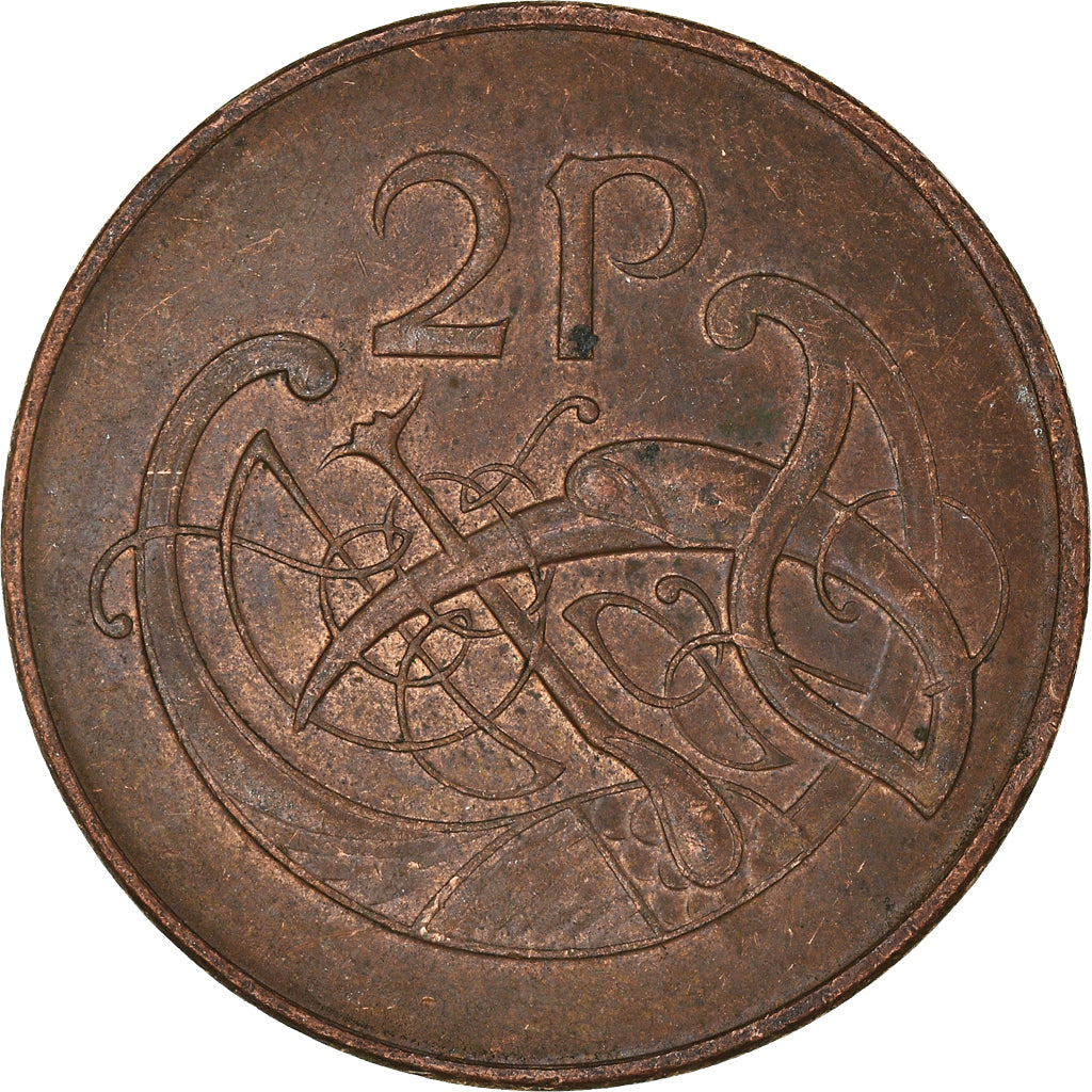 Coin, IRELAND REPUBLIC, 2 Pence, 1990