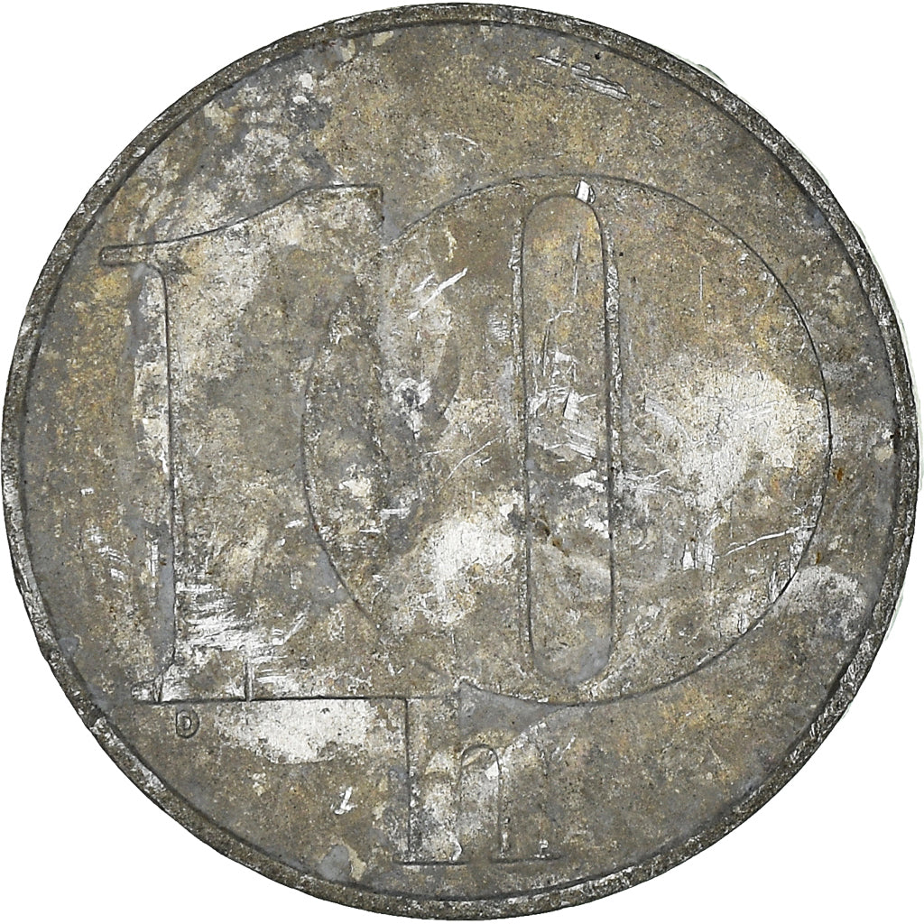 Moneta, Czechosłowacja, 10 Haleru, 1992