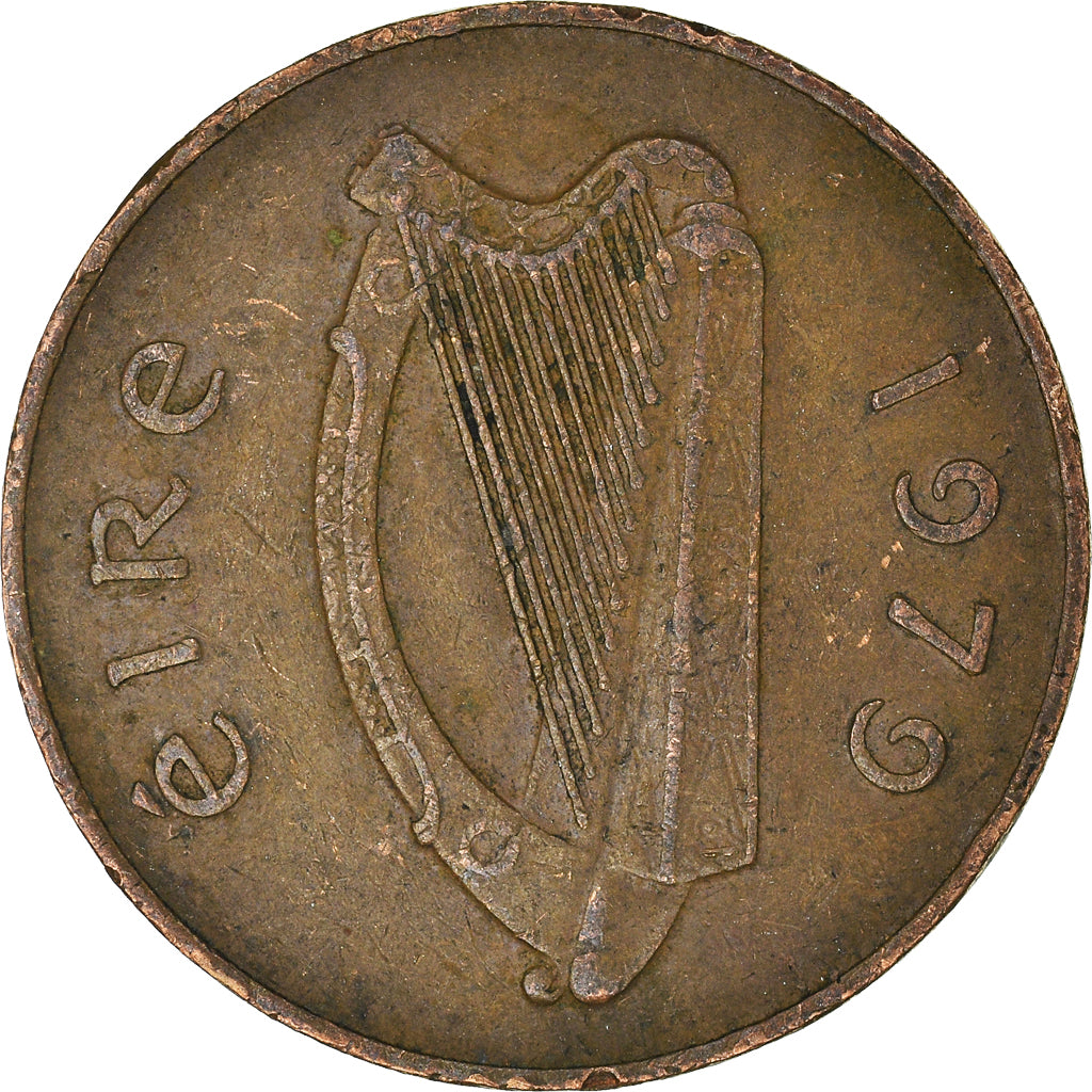 Moeda, REPÚBLICA DA IRLANDA, 2 Pence, 1979