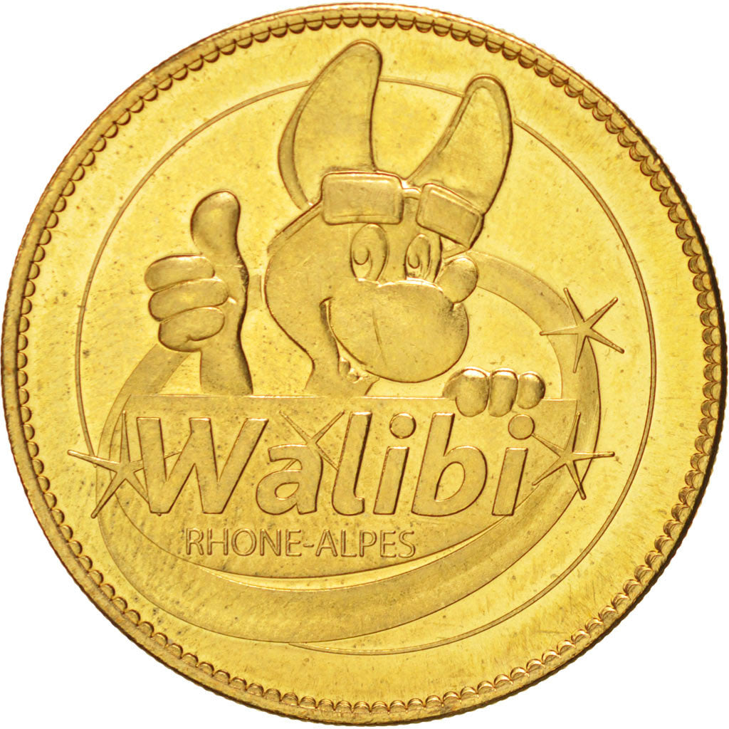 France, Token, Tourist Token, Walibi, Rhône-Alpes, 2009, Arthus Bertrand