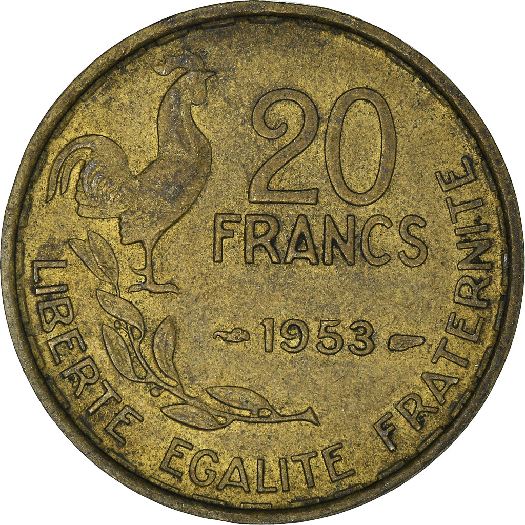 Moneta, Francja, 20 Francs, 1953
