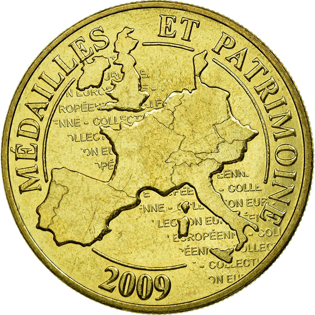 France, Token, Tourist Token, 2009, Médailles et Patrimoine, MS(63)