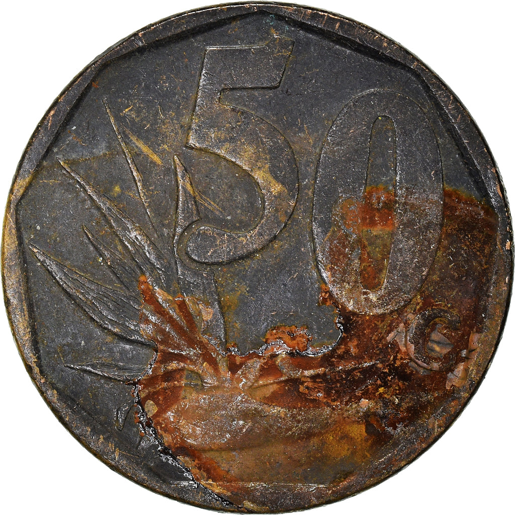 Münze, Südafrika, 50 Cents, 2007