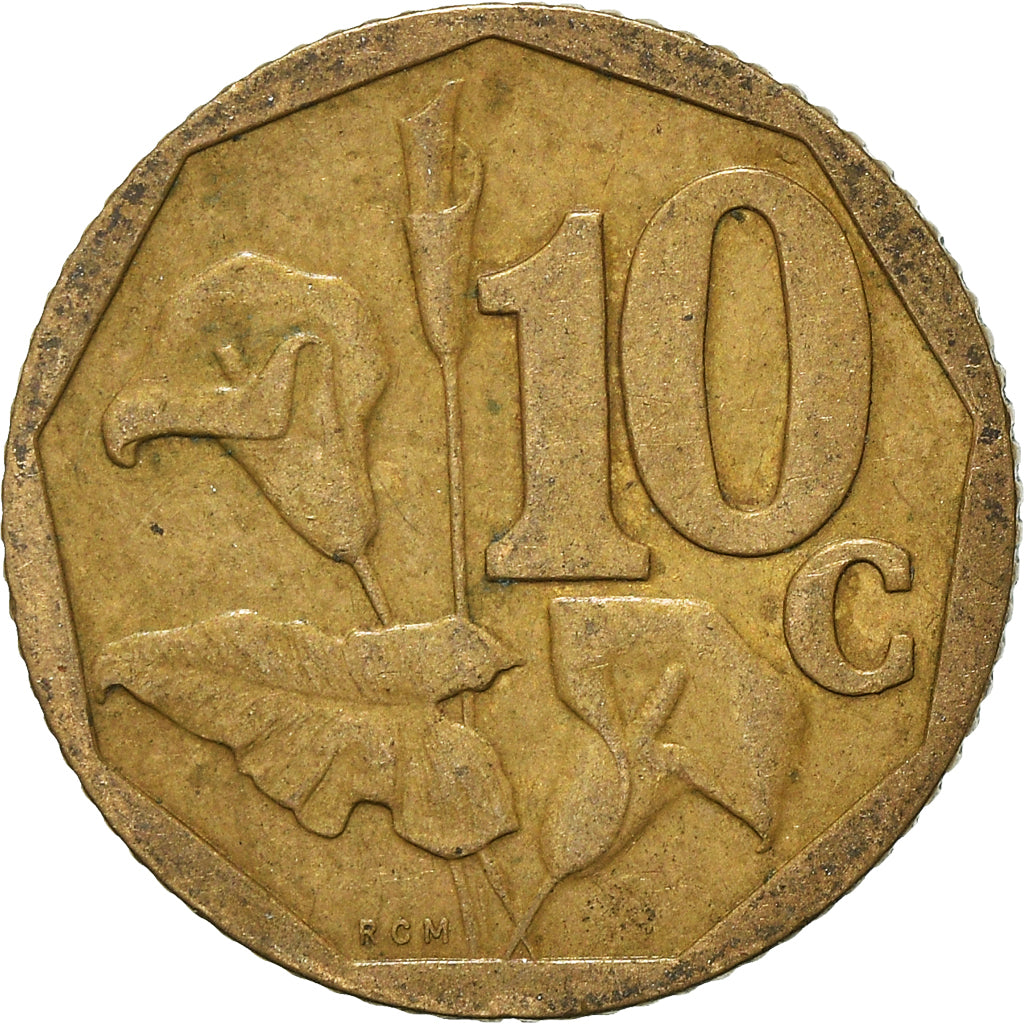 Moneta, Sudafrica, 10 Cents, 1999