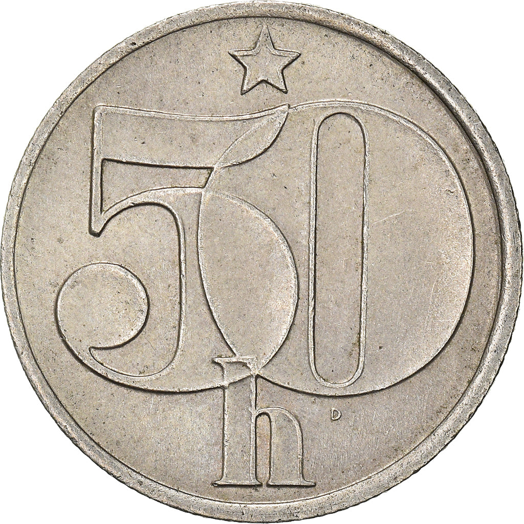 Munten, Tsjecho-Slowakije, 50 Haleru, 1983