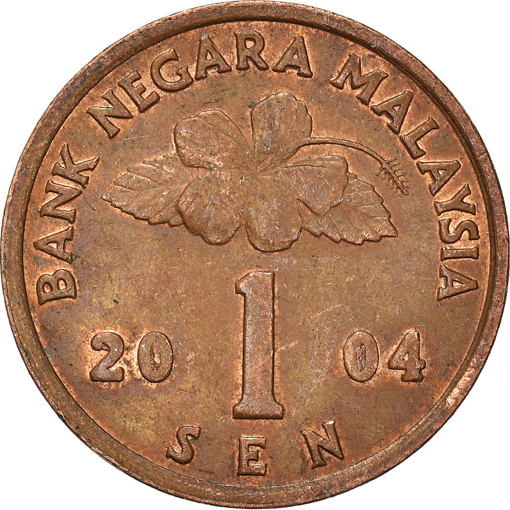 Monnaie, Malaysie, Sen, 2004